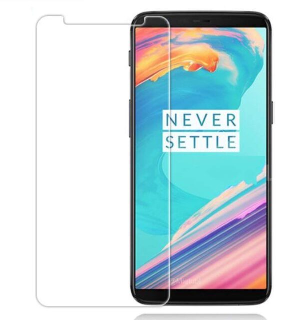 Reliable 0.3mm HD Pro+ Tempered Glass Screen Protector Packaging Kit for OnePlus 5T .