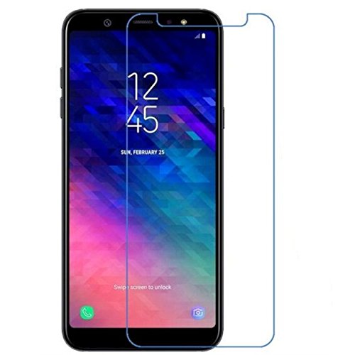 Reliable 0.3mm HD Pro+ Tempered Glass Screen Protector Packaging Kit for Samsung Galaxy A6 Plus (2018).