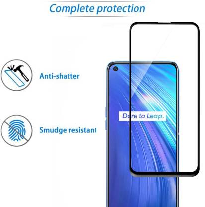 Reliable Premium Edge to Edge 11D Tempered Glass Screen Protector for Realme 6 Pro.