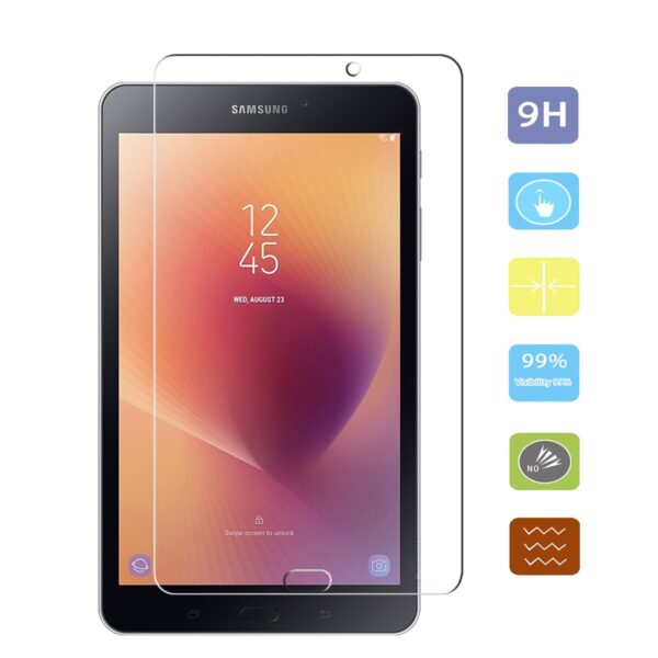 Reliable 0.3mm Scratch Resistant Flexible Tempered Glass Screen Protector for Samsung Galaxy TAB A 8" Inch SM-T385 2017.
