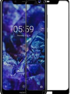 Reliable Premium Edge to Edge 11D Tempered Glass Screen Protector for Nokia 5.1 Plus.