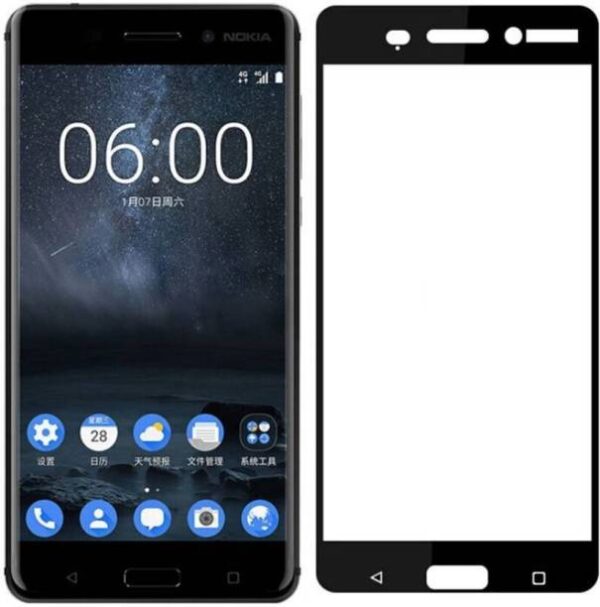 Reliable Premium Edge to Edge 11D Tempered Glass Screen Protector for Nokia 6.