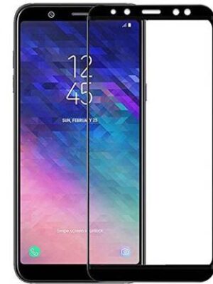 Reliable Premium Edge to Edge 11D Tempered Glass Screen Protector for Samsung Galaxy A6 Plus (2018).
