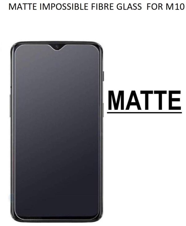 Reliable Samsung Galaxy M10 Premium Anti-Fingerprint Scratch Resistant Matte Hammer Proof Impossible Nano Film Screen Protector [Better Than Tempered Glass] Screen Guard