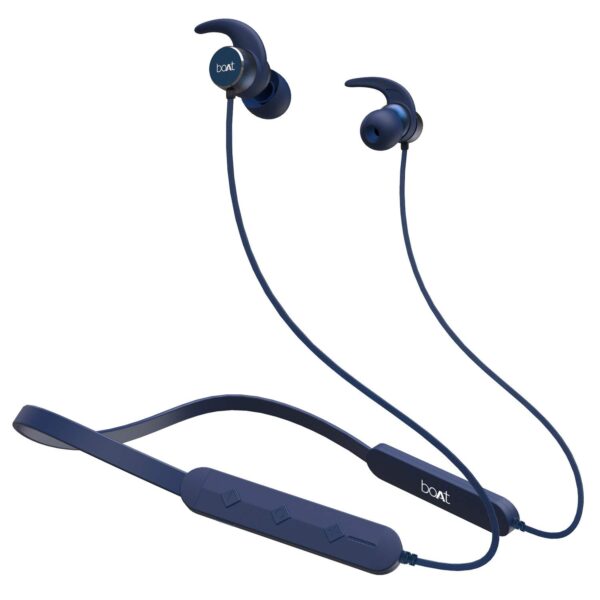 boAt Rockerz 255 Pro Wireless Headset with ASAP Charge Technology, Bluetooth V5.0, Qualcomm Chipset, Super Extra Bass, IPX5 Sweat and Water Resistance and Up to 6H Playtime (Navy Blue)