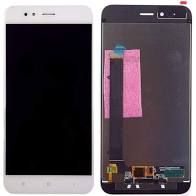 LCD with Touch Screen for Xiaomi MI A1 - Black/White (display glass combo folder)