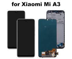 LCD with Touch Screen for Xiaomi MI A3 - Black (display glass combo folder)