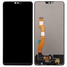 LCD with Touch Screen for Oppo F7 - Black (display glass combo folder)
