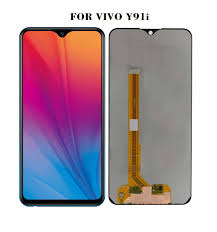 LCD with Touch Screen for Vivo Y91i - Black (display glass combo folder)