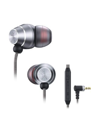 FINGERS Supreme Premium Wired Earphones with in-line Mic Having Rich Angular Earbuds, bass-Driven Sound and L-pin Connector