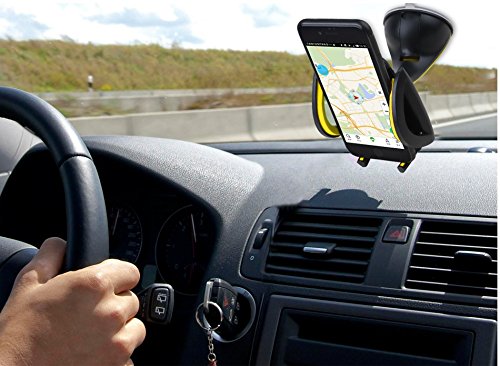AWEI X7 Universal Windshield Mount Stand Car Home Desk Holder Suction for Mobile Phone Smartphone
