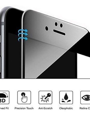 Iphone6sPlus/Iphone6Plus (White) Edge to Edge Premium 11D Tempered Glass Screen Protector for iphone