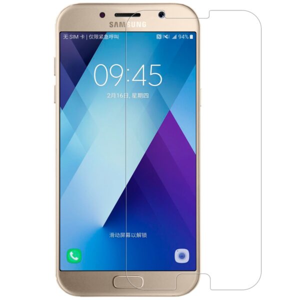 Reliable 0.3mm HD Pro+ Tempered Glass Screen Protector Packaging Kit for Samsung Galaxy A7 (2017).