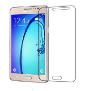 Reliable 0.3mm HD Pro+ Tempered Glass Screen Protector Packaging Kit for Samsung Galaxy On5 / On5 Pro.