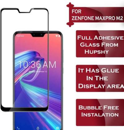 Reliable Premium Edge to Edge 11D Tempered Glass Screen Protector for Asus Zenfone Max Pro M2.