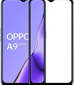 Reliable Edge-to-Edge OG D Plus (D+) Tempered Glass Coverage Screen Protector HD Clear Bubble-Free Anti-scratch Tempered Glass for Oppo A9 2020.