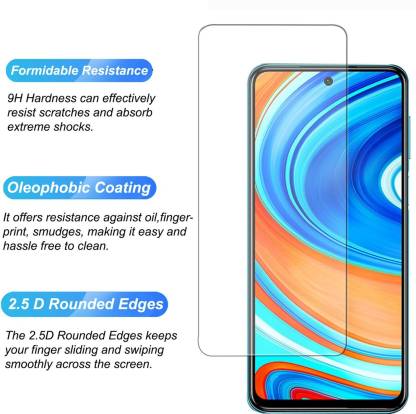 Reliable Edge-to-Edge OG D Plus (D+) Tempered Glass Coverage Screen Protector HD Clear Bubble-Free Anti-scratch Tempered Glass for Redmi Note 9 Pro Max.