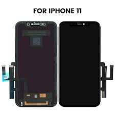 LCD with Touch Screen for Apple iPhone 11 - Black (display glass combo folder)