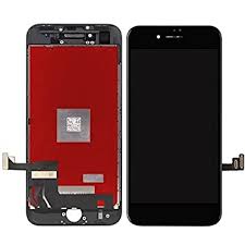 LCD with Touch Screen for Apple iPhone 8 / 8 Plus - Black (display glass combo folder)