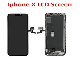 LCD with Touch Screen for Apple iPhone X - Black (display glass combo folder)