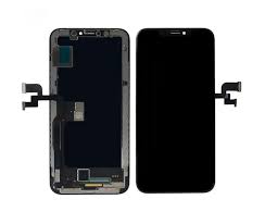 LCD with Touch Screen for Apple iPhone XS - Black (display glass combo folder)
