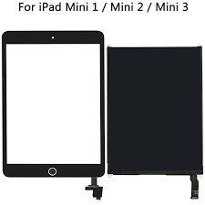 LCD with Touch Screen for Apple IPad Mini 1 / 2 / 3 - Black (display glass combo folder)