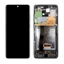 LCD with Touch Screen for Samsung Galaxy s20 Plus - Black (display glass combo folder)