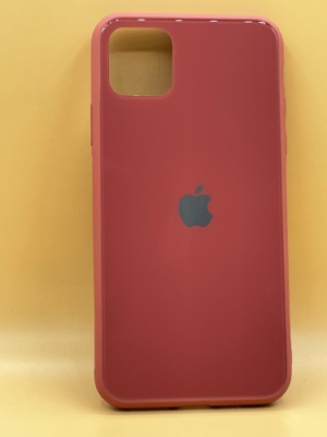 Scratch-Resistant Glass Back Cover for IPhone 11 Pro Max -Red