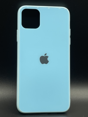 Scratch-Resistant Glass Back Cover for IPhone 11 Pro Max -Blue